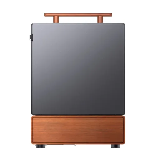 Case JONSBO T7 Black – M-ATX| Gỗ Óc Chó| Kính Cường Lực